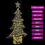 vidaXL Christmas Tree with 240 LEDs Acrylic-112224623-115607842