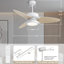 Ventilateur de plafond intelligent en contreplaqué à 3 pales 52 po avec télécommande et ensemble d'éclairage Light Pro
