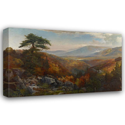 "Valley of the Catawissa in Autumn" by  Thomas Moran - Gallery Wrap Canvas Wall Art
