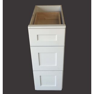  Design House Brookings 18-Inch Drawer Base Cabinet, White  Shaker, 3 Drawers : Home & Kitchen