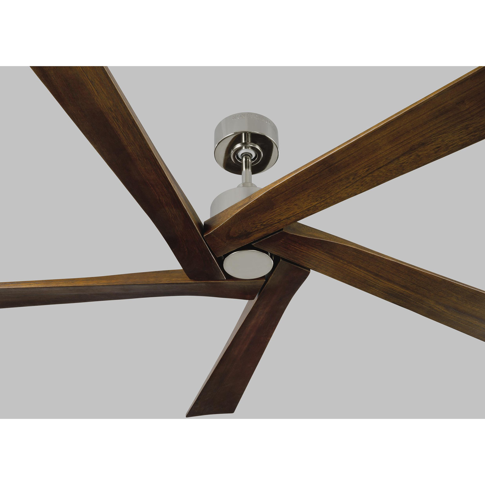 Adalai Ceiling Fan, 70" Wide, Aged Pewter/Dark Walnut