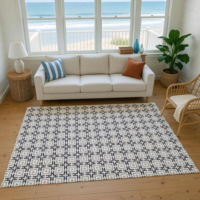 Tapis noir lavable à la machine de qualité supérieure AMF139, Rectangle 9 pi x 12 pi