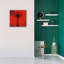 «Red Parachute Jump» par Erin Clark, art mural sur toile-517317327