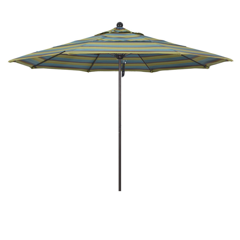 Parasol de marché 11 pi Silva, Sunbrella® lagon Astoria, Bronze