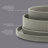 Gibson Elite Deerfield 16-Piece Stoneware Dinnerware Set – Stackable Plates and Bowls, Reactive Glaze, Service for 4, Soft Gray-115676019