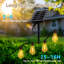 60ft Solar Powered Outdoor String Lights With Remote And 15+1 Shatterproof Led Bulbs, Waterproof, Warm White, Usb Rechargeable-125130465