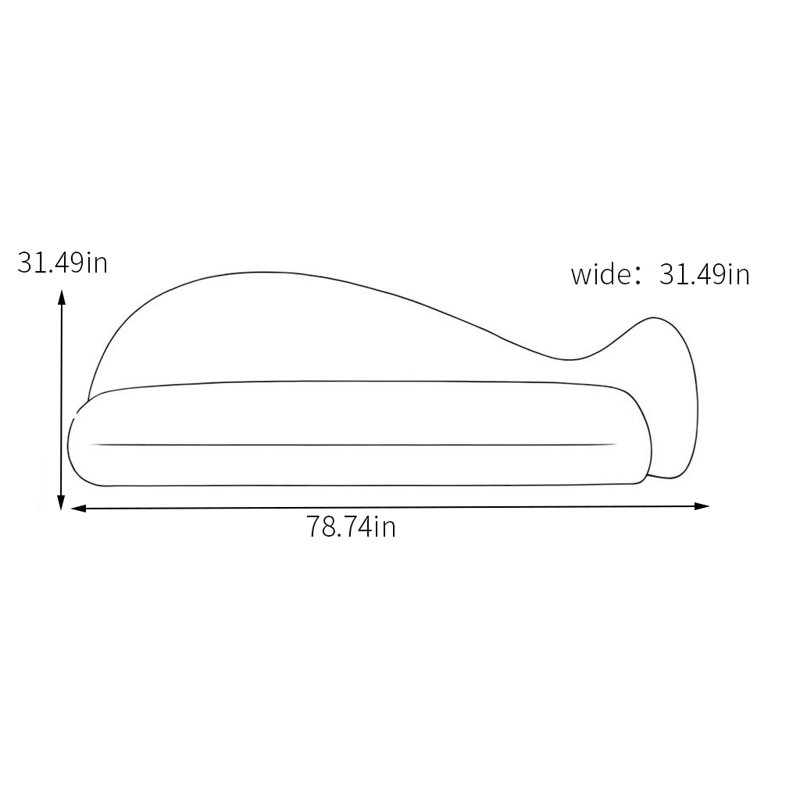 Canapé confortable et doux avec structure en bois massif, Accoudoir à droite (vu de face)