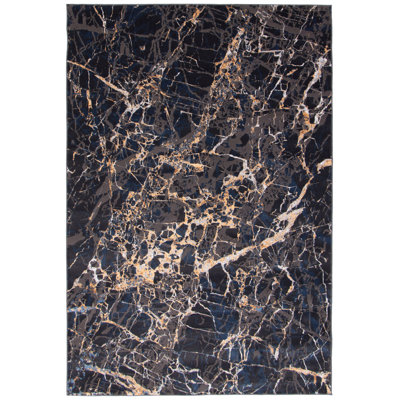 Tapis noir en marbre