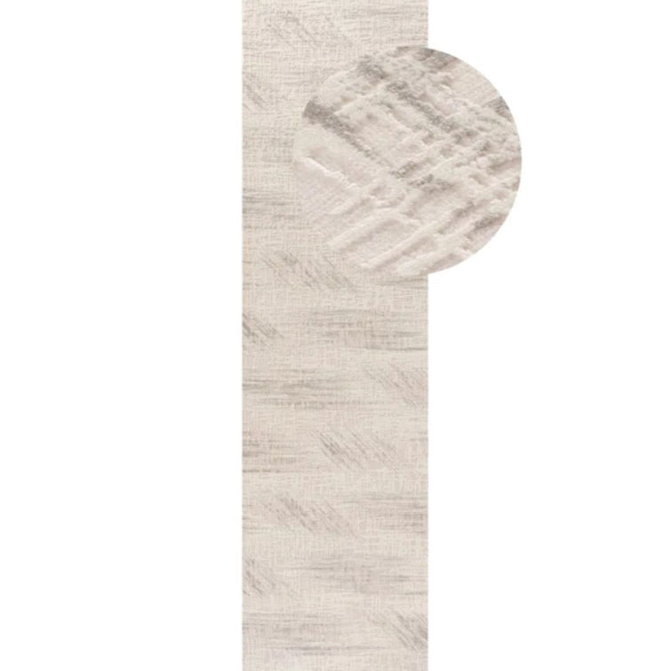 Carmel Modern Abstract Cream/Grey Area Rug