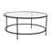 Berzan Glass Table Set with Metal Frame - Includes Coffee Table and 2 End Tables