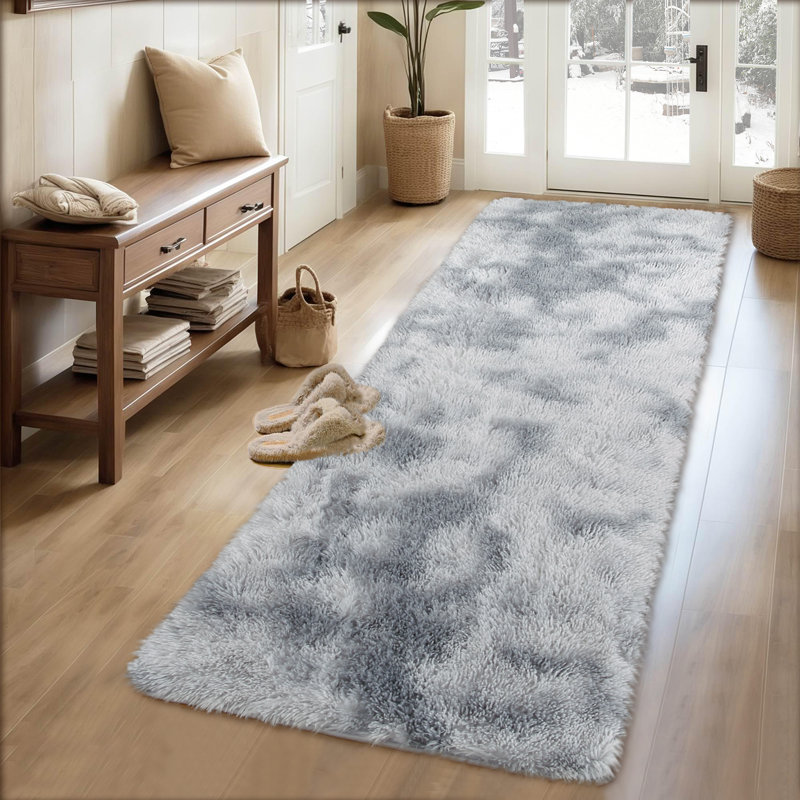 Kymori Large Area Rug High-Pile Plush Shag Rug Perfect for Living Rooms, Bedrooms, Dining Rooms, Runner 2' x 8'