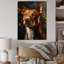 Chien Basenji Bliss III sur toile-514166621-484773964