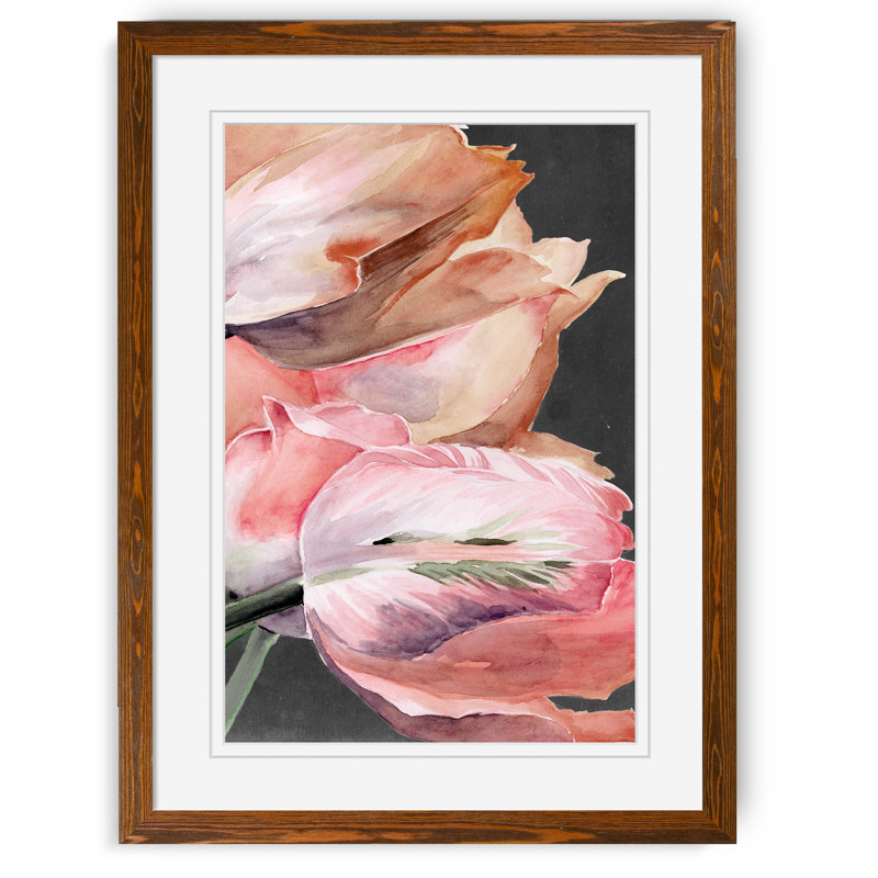 « pastel perroquet tulipes iv » par paul cezanne-photo-cadre, reproduction d’art, H 24 po x l 18 po x P 1,25 po