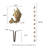 Laven Metal Animals Rain Chain