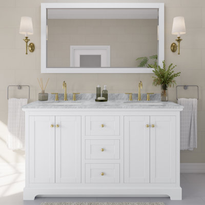 Ensemble de meuble-lavabo double 60 po Avery