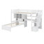 Loft Bed With Built-In Desk And Staircase-122428048