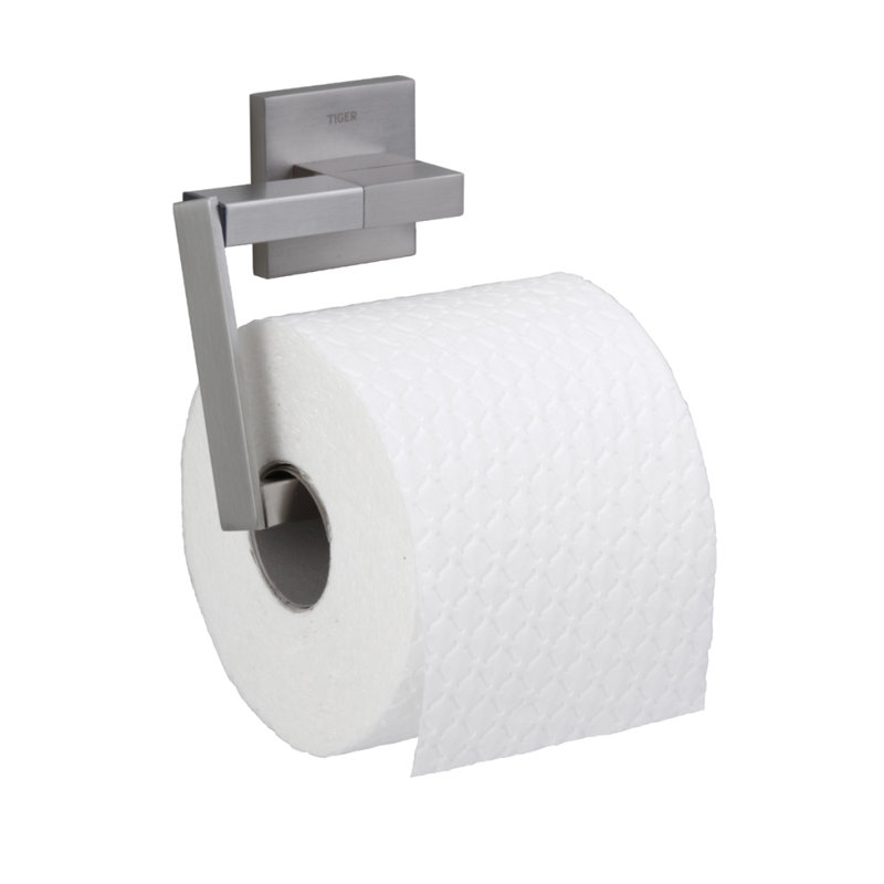 Tiger Toilet Roll Holder Items, Silver