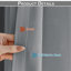 Room Divider Ceiling Mounted Curtains Track Sets Extra Wide Blackout Curtain Flexible Tracks for Bedroom Privacy Partition Separator 1 Panel Grey-405156039-405156033