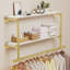 Beton 116cm Industrial Pipe Clothing Rack-2070824846