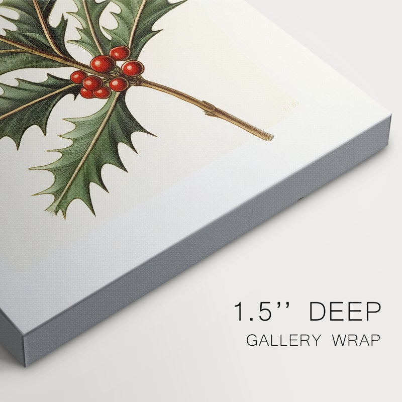 Art des Fêtes de Noël - Série 2-CCLXII - Cavas enveloppés de galerie, H 18 po x l 12 po