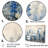 Elegant Blue And Beige Bonnets Meadow - Blue Bonnets Canvas Art Set-686996916-686996918