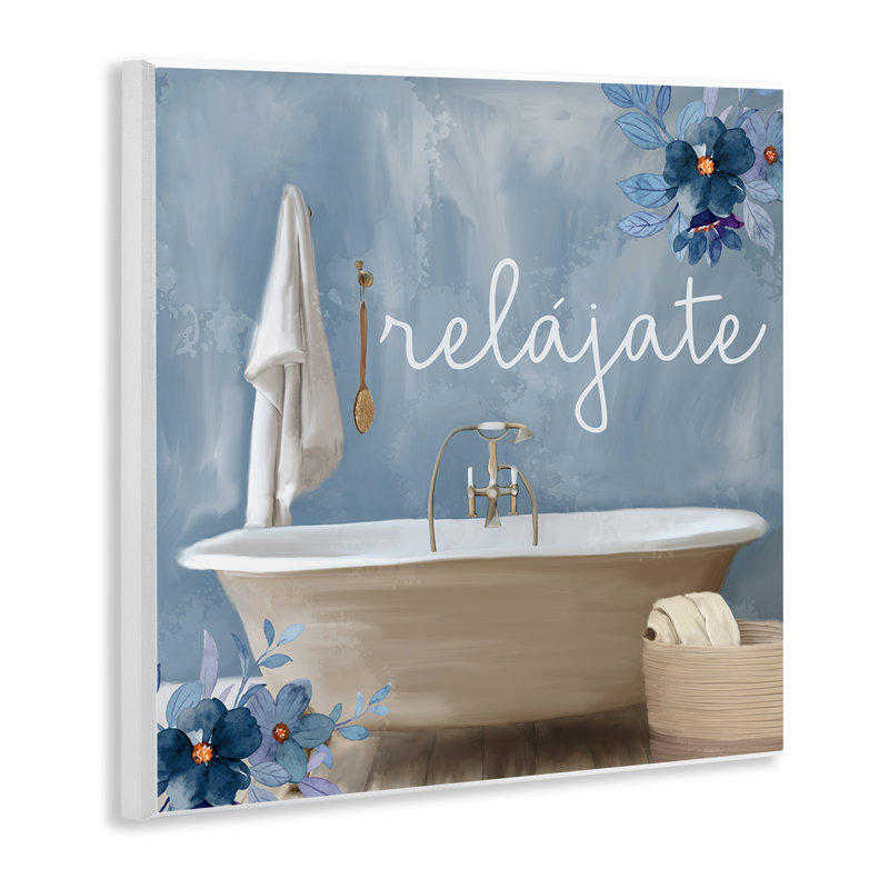 «Relax with Bathaign», art mural espagnol par Kim Allen