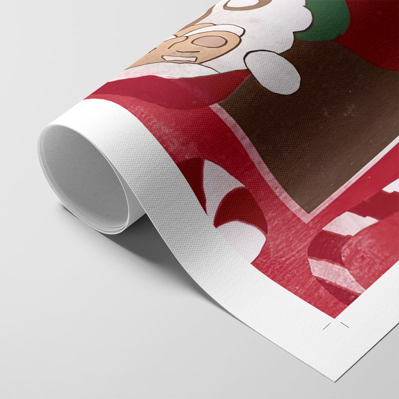 Cozy Cocoa Christmas Collection B - Impression sur toile seulement - NON-CADRE, H 48 po x l 32 po
