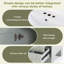 Meuble-lavabo 30 po avec lavabo en céramique - Tiroirs à fermeture en douceur, rangement multi-organisateur-274370195