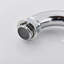Chrome Cloakroom Basin Mixer Tap Mono 360° Bathroom Sink Tall Single Lever Tap