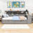 Wooden Daybed with 2 Drawers Storage and Built-in-Desk-2062152091