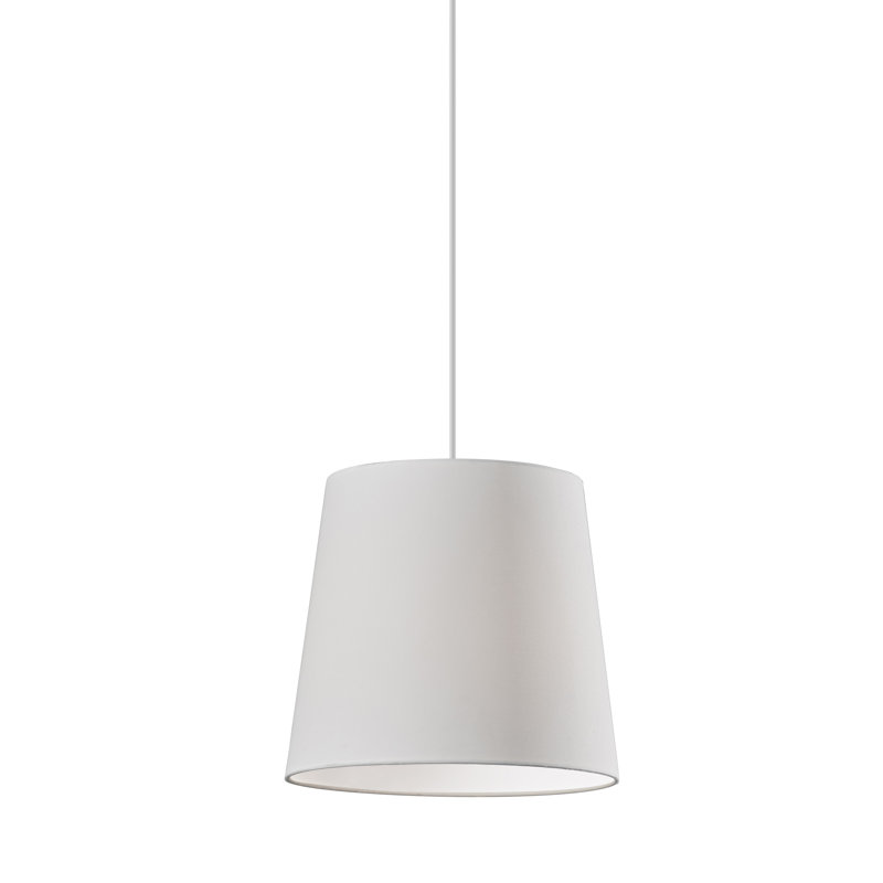 Luminaire suspendu tambour simple à 1 lumière Celestyn