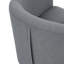 25.5" Wide Polyester Barrel Chair And Ottoman