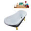 Baignoire de trempage sur pieds 61 "avec drain, pattes et plateau en bambou 61" Streamline-66366917-66366911