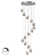Neher 14 - Light Chrome LED Cluster Pendant