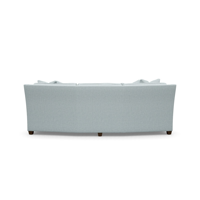 Valenza Curved Sofa, 2368-21, Walnut