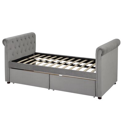 Chantel Twin Daybed with Trundle -  Etta Avenue™, 69332585D4B5429098BBB99C0F4562BE