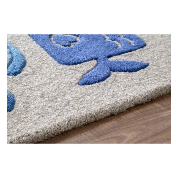 Singh Rectangle Tufted Wool Rug, Rectangle 5' x 7'