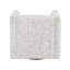 Fauteuil pivotant en tissu jacquard beige Modern Living