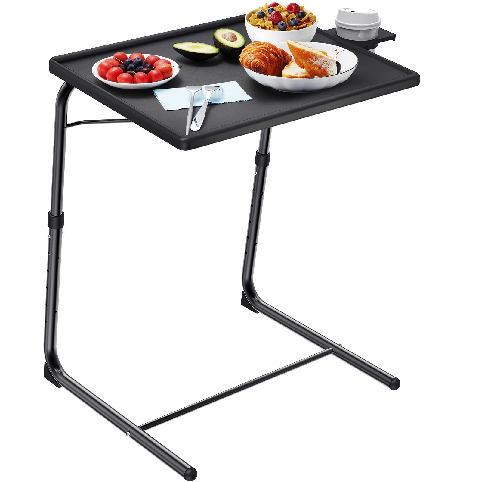 Hokku Designs Adjustable TV Tray Table - 6 Height & 3 Tilt Angles ...