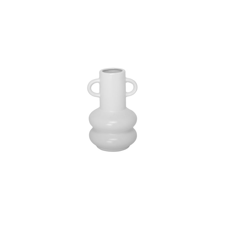Ceramic Vase Matte Finish White