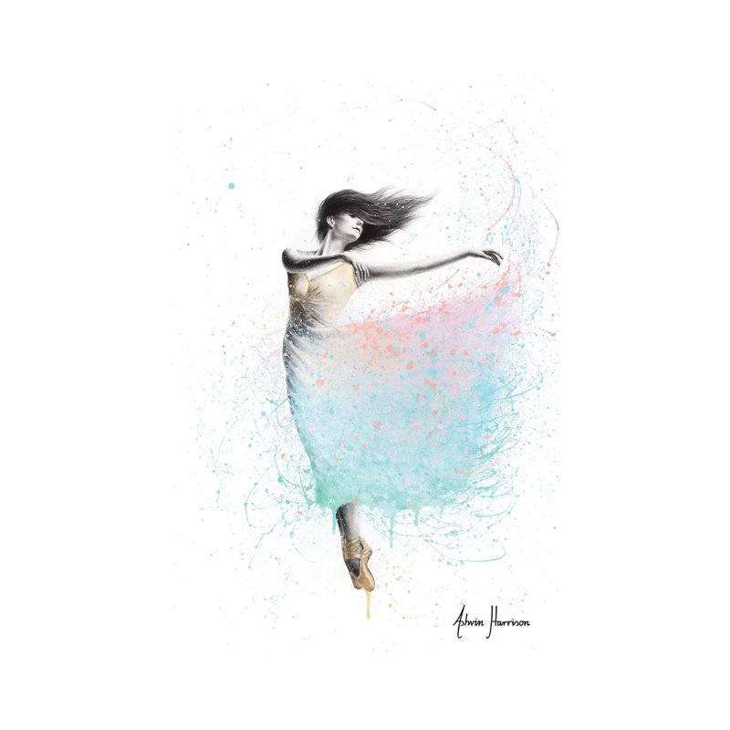 Sunshine Sparkel Dance by Ashvin Harrison - Wrapped Canvas Gallery-Wrapped Canvas Giclée, 20.32 cm H x 30.48 cm W