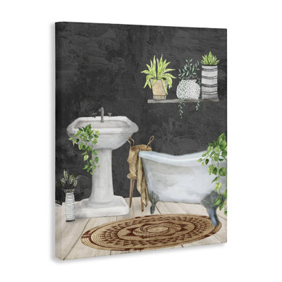 «Relaxed Greens Bath Scene», conception de Kim Allen
