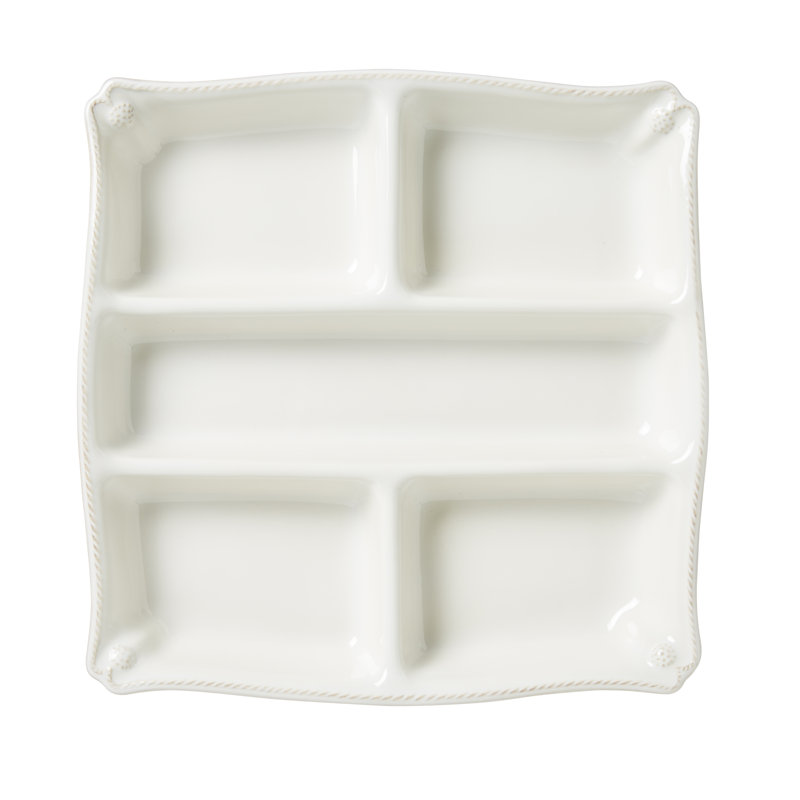 Berry & Thread Appetizer Platter - Whitewash