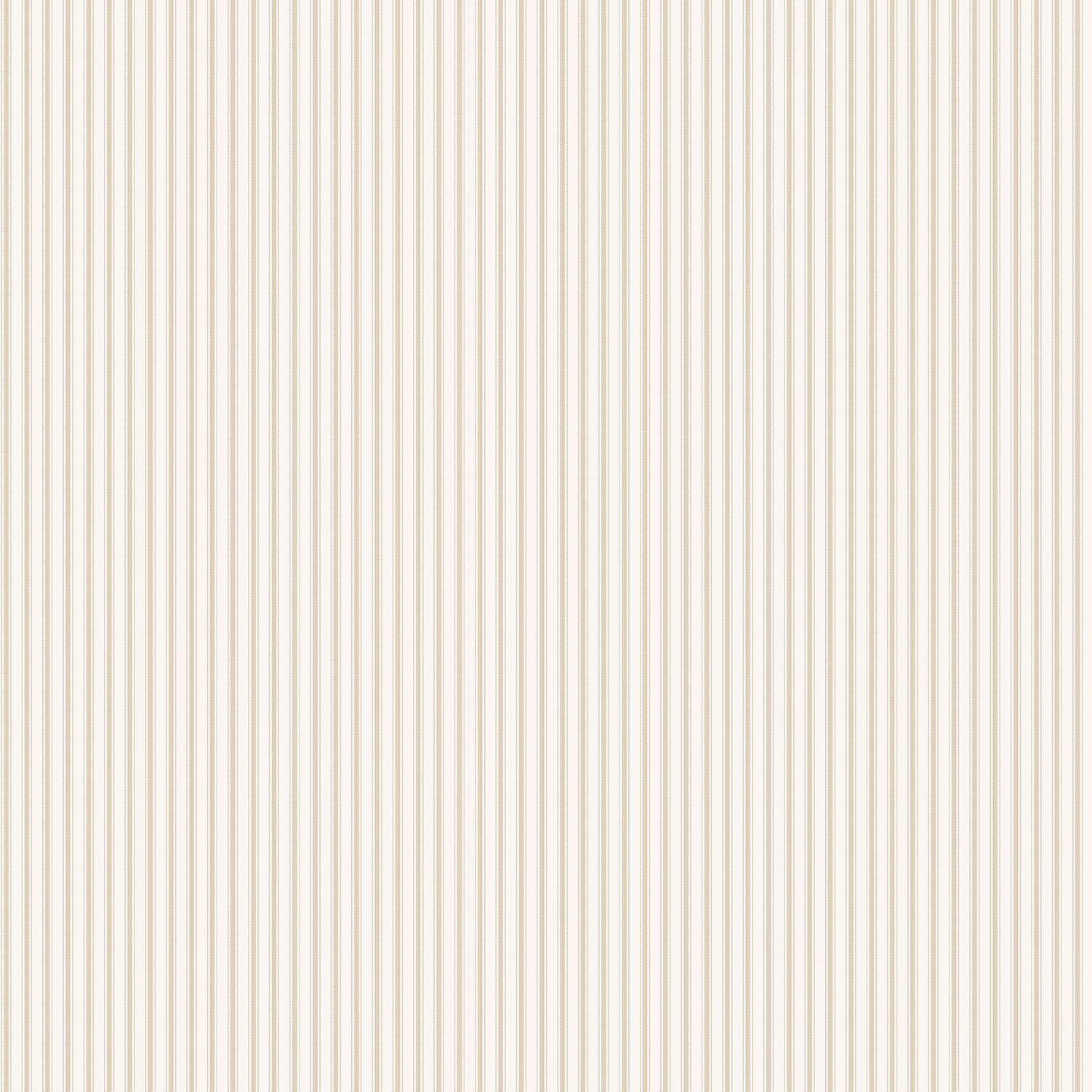 Smart Stripes 3 Ticking Stripe Wallpaper Roll, Beige/Ivory