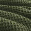 Ensembles de literie en chenille luxueux, tricot gaufré grand format, édredon olive douillet