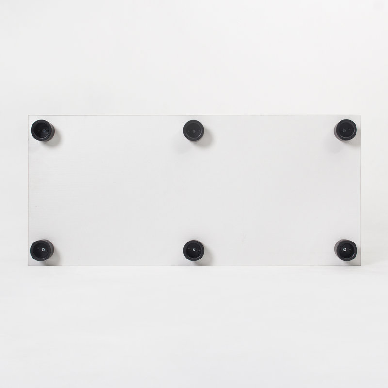 Vitrine à deux portes avec 3 tablettes, Blanc