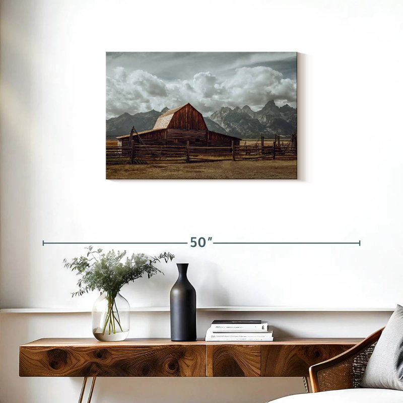 Grand Teton Barn, H 20 po x l 30 po