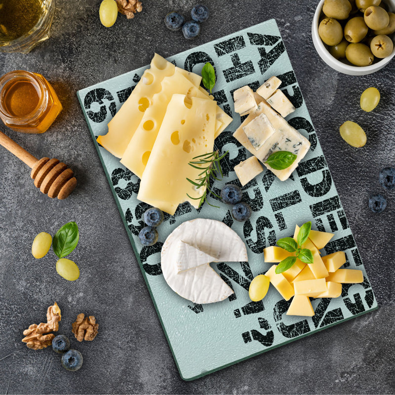Planche à découper en verre trempé Ambesonne