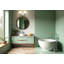 Meuble-lavabo chromé 2 lumières Novalie-123223069