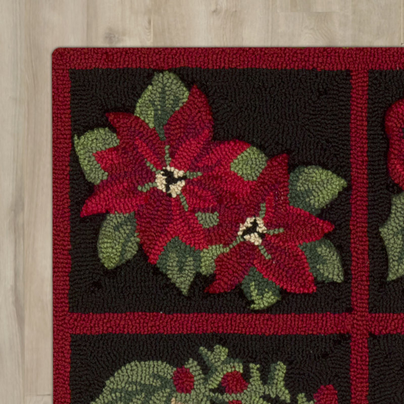 Tapis de noël zone noire Monahan
